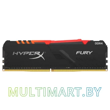 Оперативная память HyperX Fury RGB 8GB DDR4 PC4-25600 (HX432C16FB3A/8)